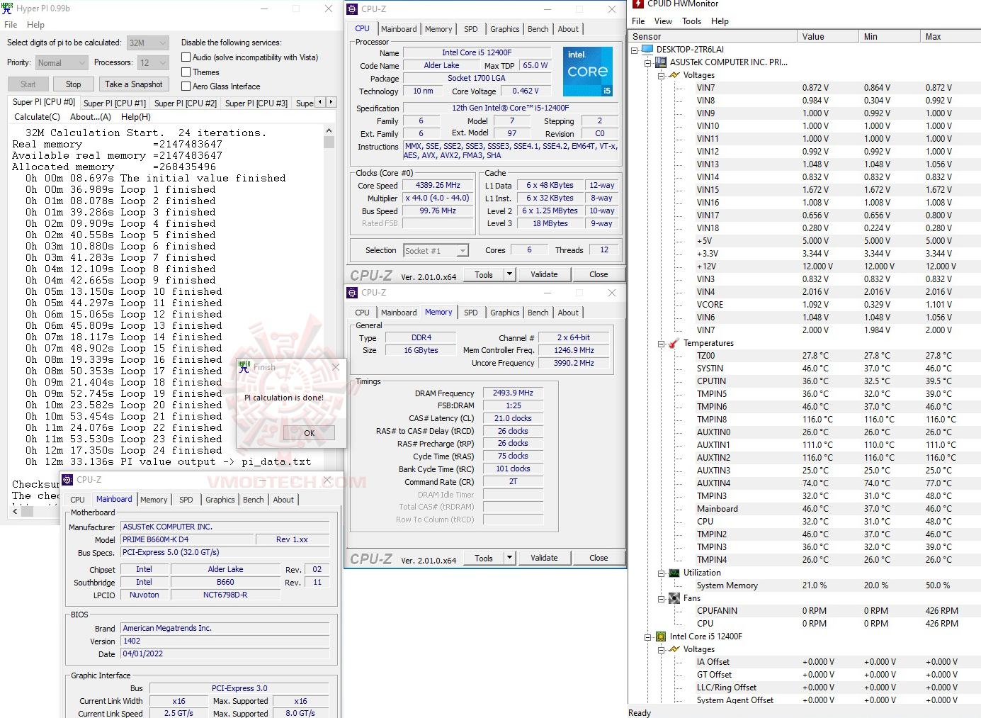 h32 ASUS PRIME B660M K D4 REVIEW