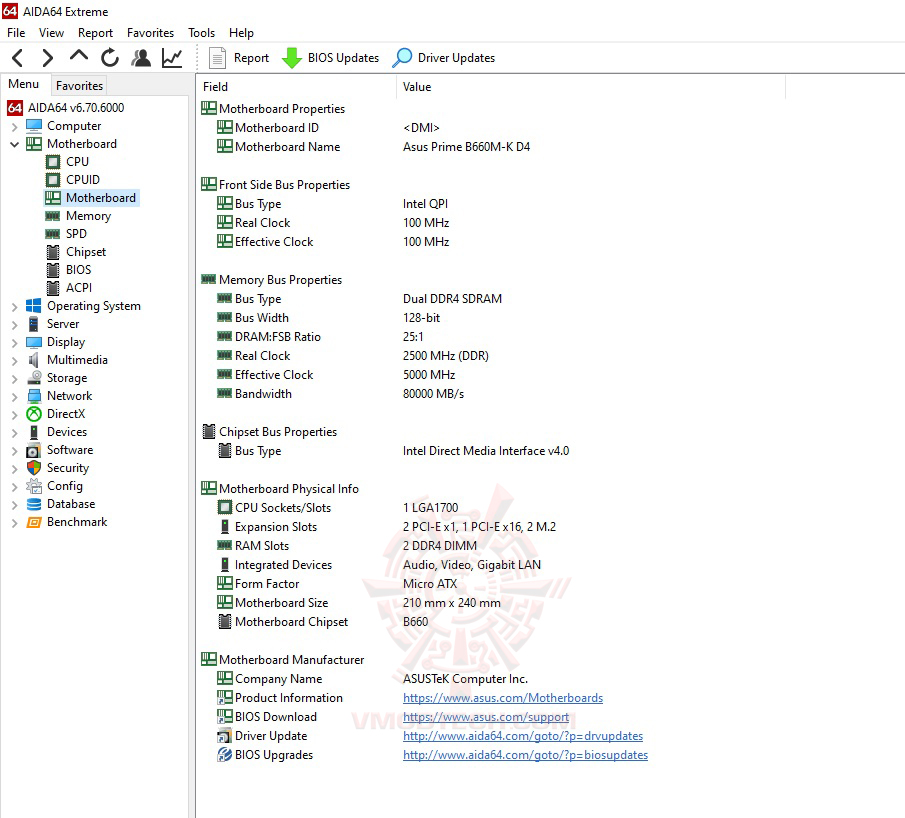 mb ASUS PRIME B660M K D4 REVIEW