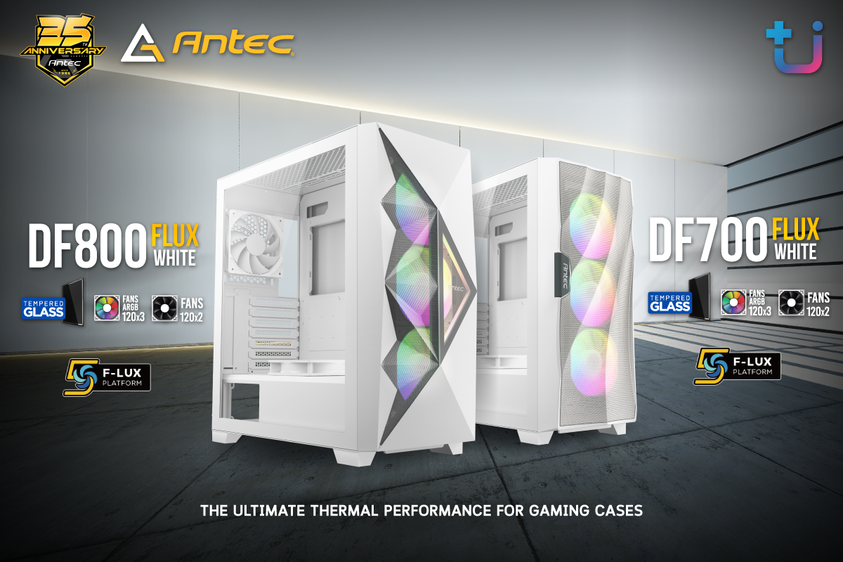 pr antec df700 800 w3 Antec ฉลองครบรอบ 35 ปี!! เปิดตัว Antec สีพิเศษ DF800 FLUX WHITE และ DF700 FLUX WHITE สุดยอดเคสประสิทธิภาพการระบายความร้อนดีเยี่ยมสำหรับคอเกมตัวจริง