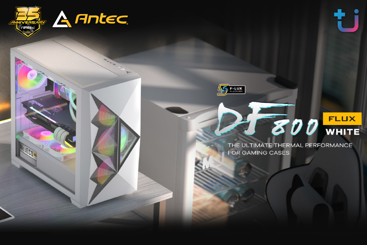 pr antec df800 w Antec ฉลองครบรอบ 35 ปี!! เปิดตัว Antec สีพิเศษ DF800 FLUX WHITE และ DF700 FLUX WHITE สุดยอดเคสประสิทธิภาพการระบายความร้อนดีเยี่ยมสำหรับคอเกมตัวจริง