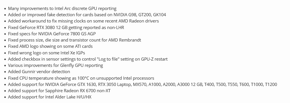 2022-07-14_12-09-57 2022 07 14 12 09 57 GPU Z 2.47.0 พร้อมรองรับการ์ดจอ Intel Arc, GTX 1630 และ RX 6700 รุ่นใหม่ล่าสุด