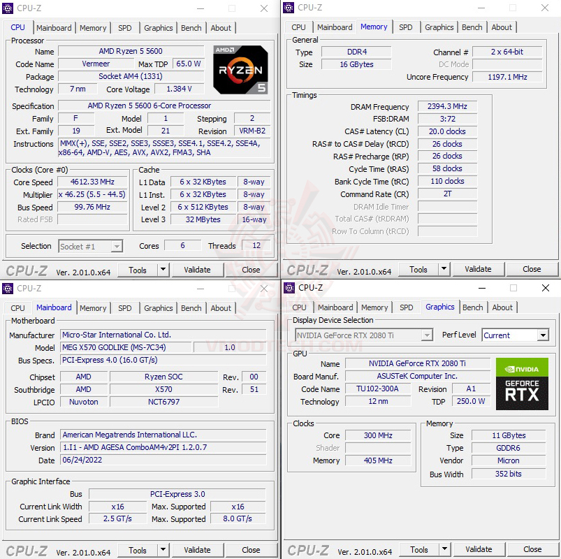 cpuid oc AMD RYZEN 5 5600 PROCESSOR REVIEW