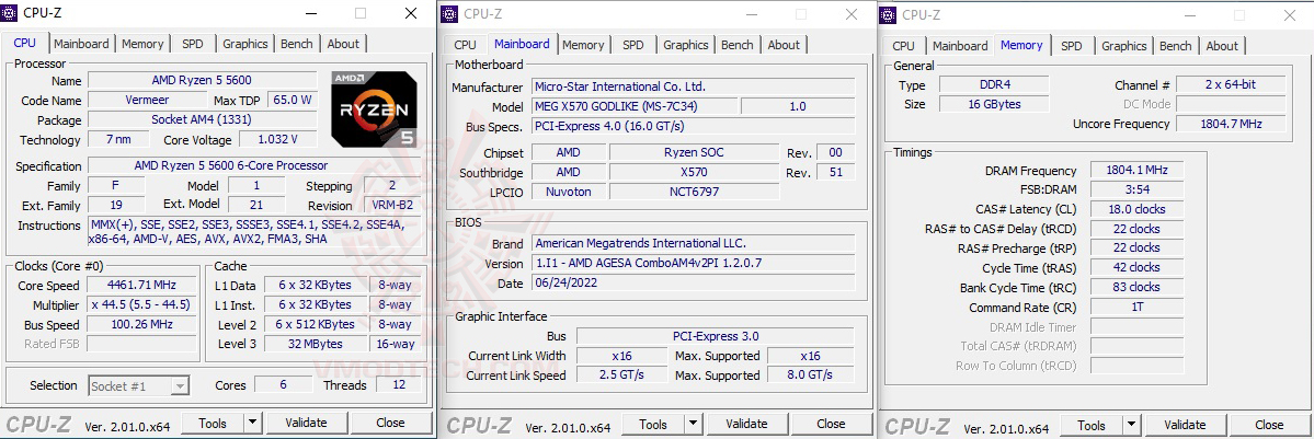 cpuid AMD RYZEN 5 5600 PROCESSOR REVIEW