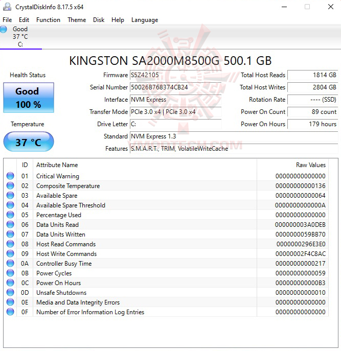 disk info MSI X EVANGELION e:PROJECT REVIEW