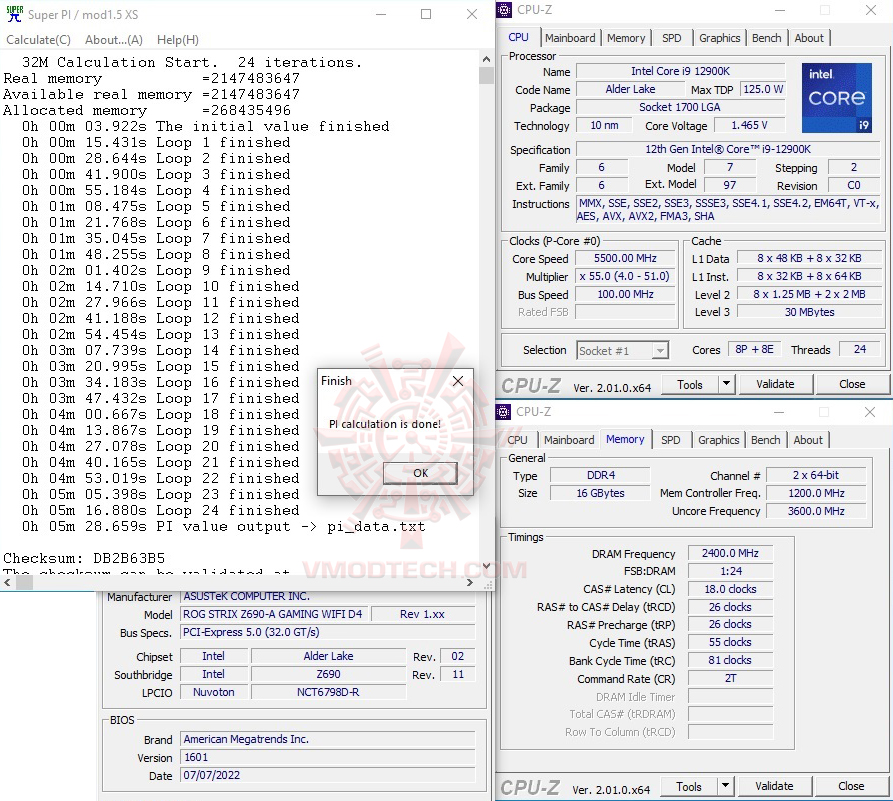 s32 oc ASUS ROG STRIX Z690 A GAMING WIFI D4 REVIEW