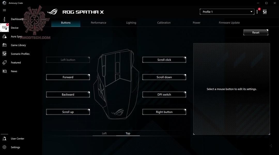 software11 ASUS ROG SPATHA X Wireless Gaming Mouse