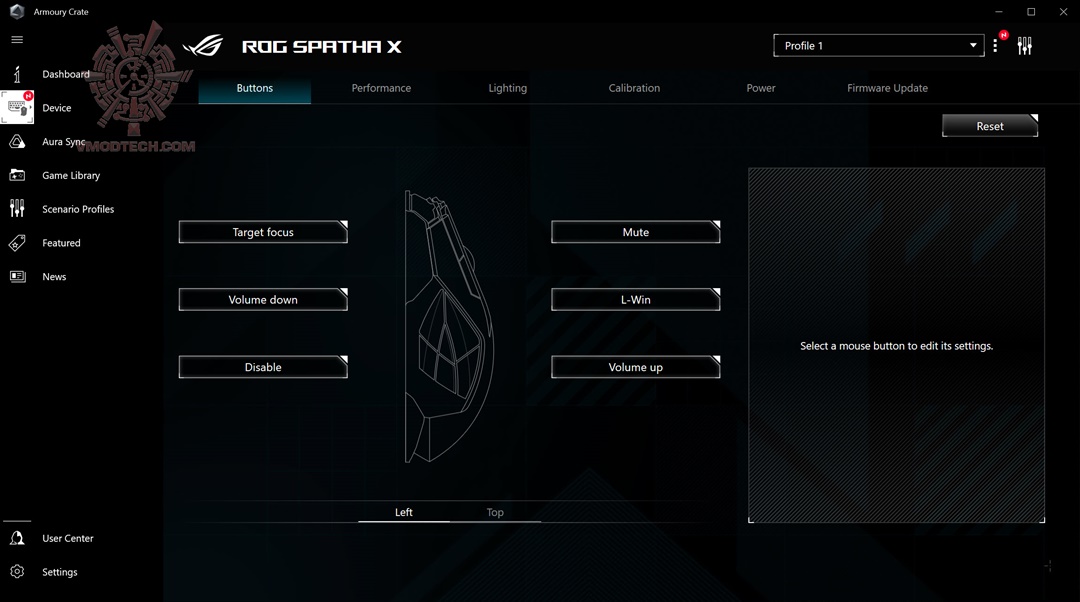 software2 ASUS ROG SPATHA X Wireless Gaming Mouse