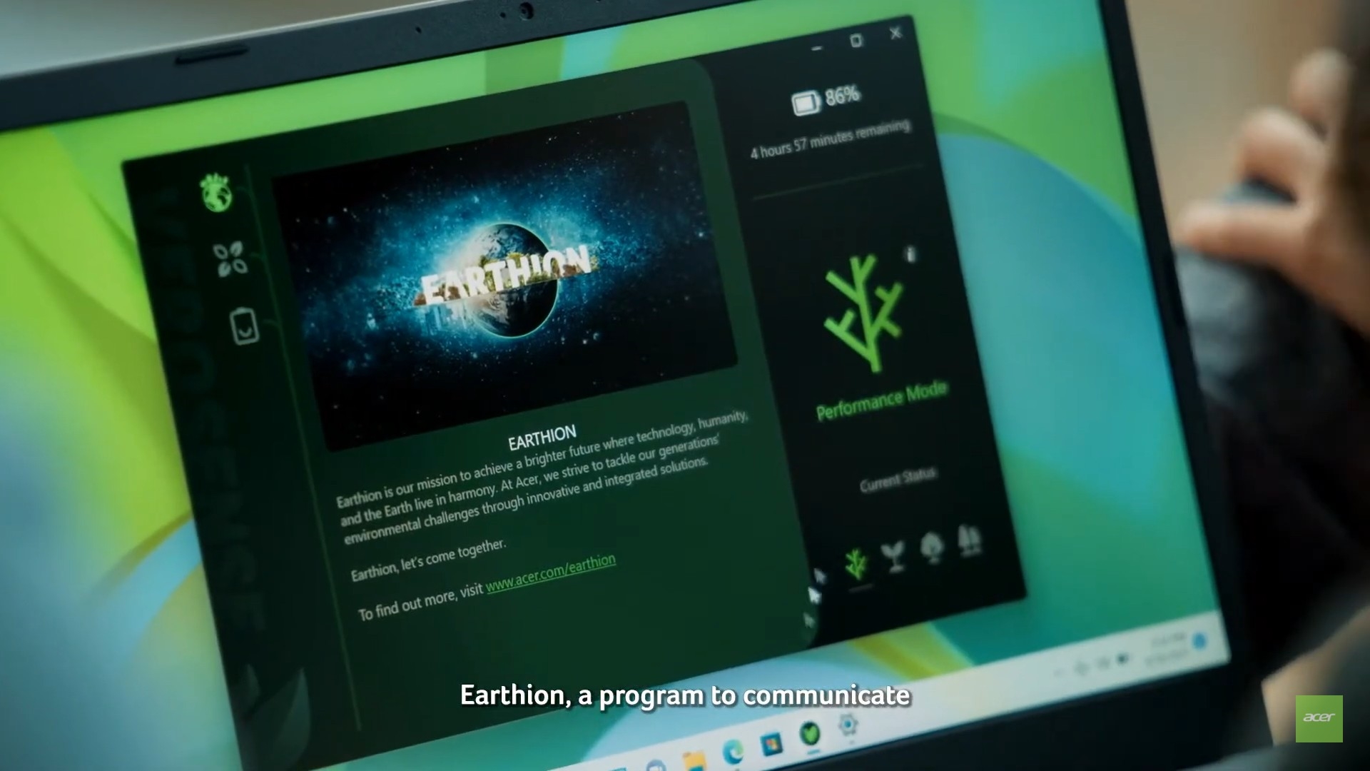 earthion-new earthion new เอเซอร์ประกาศเดินหน้าภารกิจ Earthion ก้าวสำคัญเพื่ออนาคตที่ยั่งยืน ใน Acer Green Day