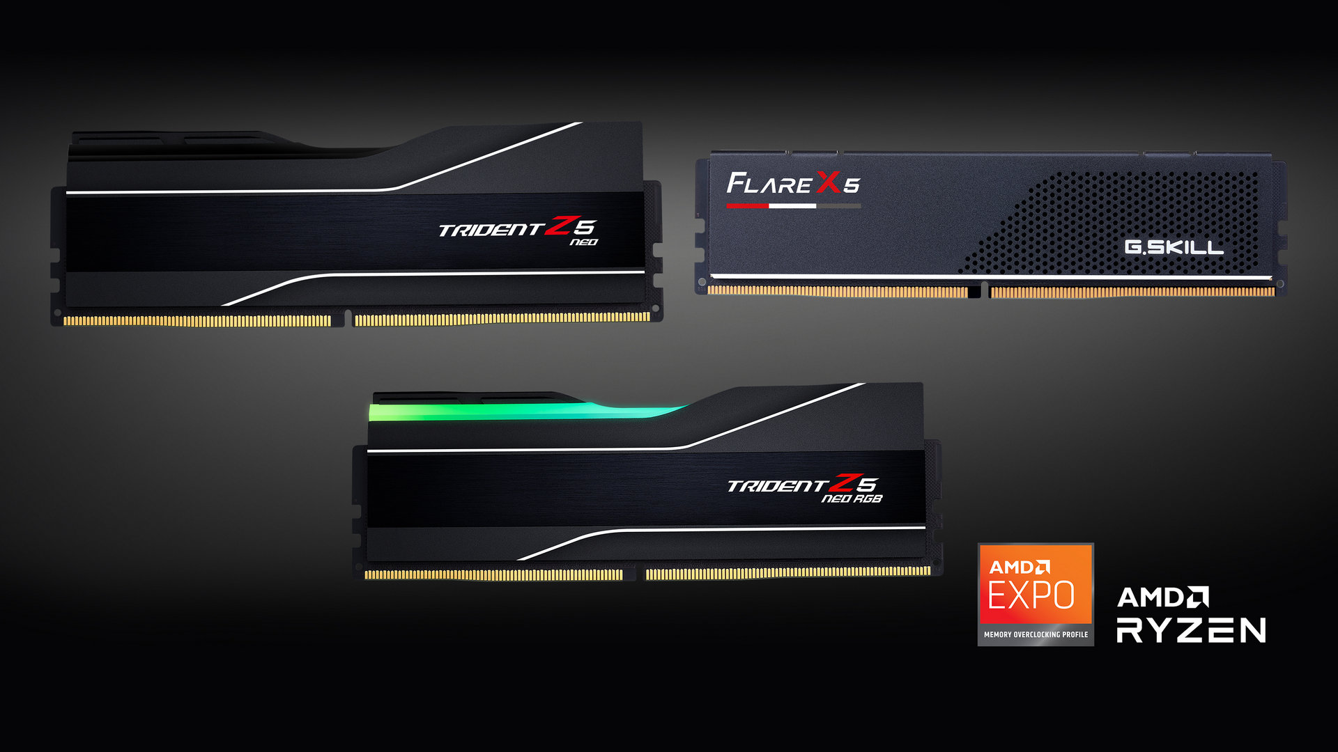01 gskill ddr5 series memory ft amd expo G.SKILL เปิดตัวแรมรุ่นใหม่ Trident Z5 Neo และ Flare X5 Series DDR5 รองรับการทำงานซีพียู AMD Ryzen 7000 Series อย่างเต็มรูปแบบ 