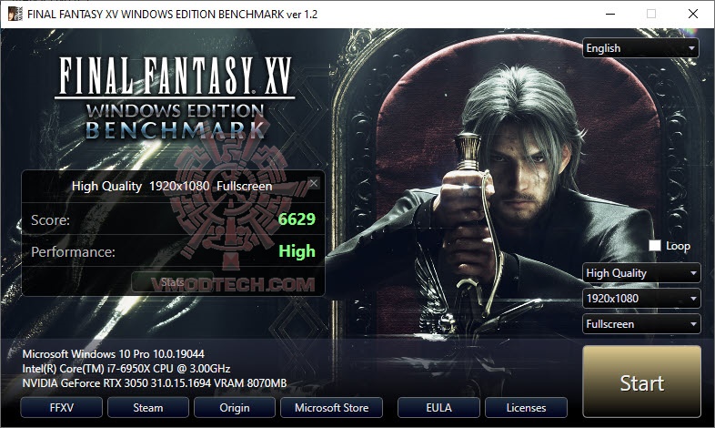 ff GALAX GeForce RTX™ 3050 EX Review