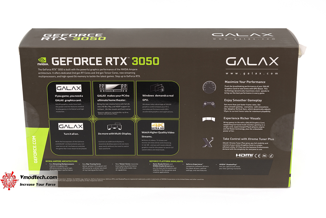 tpp 1376 GALAX GeForce RTX™ 3050 EX Review