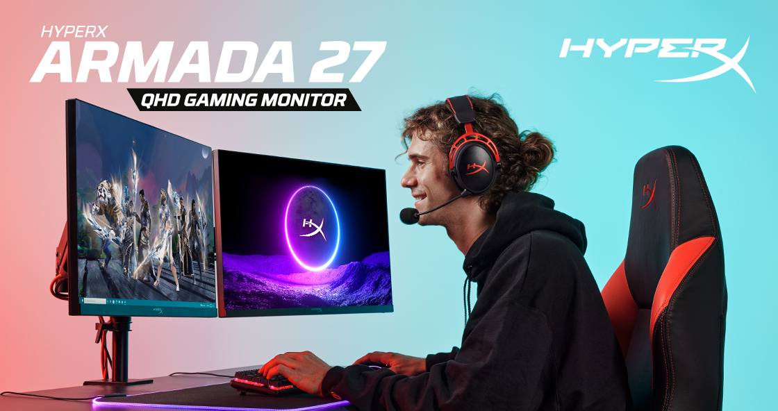 pr-armada-27-prod-name-1120x592 pr armada 27 prod name 1120x592 HyperX เปิดตัวเกมมิ่งมอนิเตอร์รุ่นใหม่ล่าสุดในซีรีส์ Armada เกมมิ่งมอนิเตอร์ที่มาพร้อมขายึดโต๊ะและแขนจับที่ออกแบบตามหลักสรีรศาสตร์