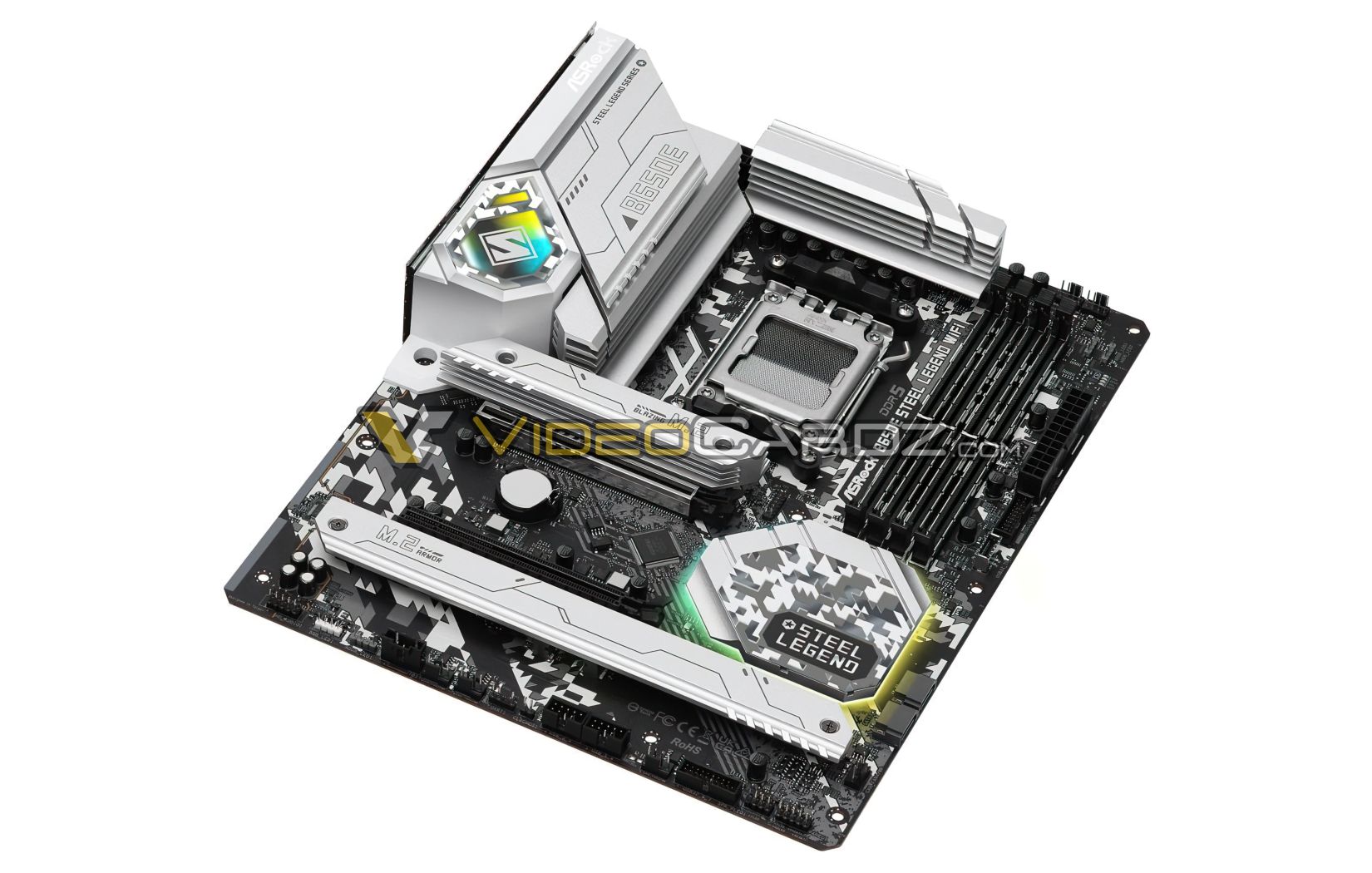 asrock b650e steel legend wifi 2 หลุดภาพเมนบอร์ด AMD B650E/B650 รุ่นกลางรุ่นใหม่ล่าสุดที่ยังไม่เปิดตัวอย่างเป็นทางการพร้อมรองรับ RYZEN 7000 ซีรี่ย์ ZEN4