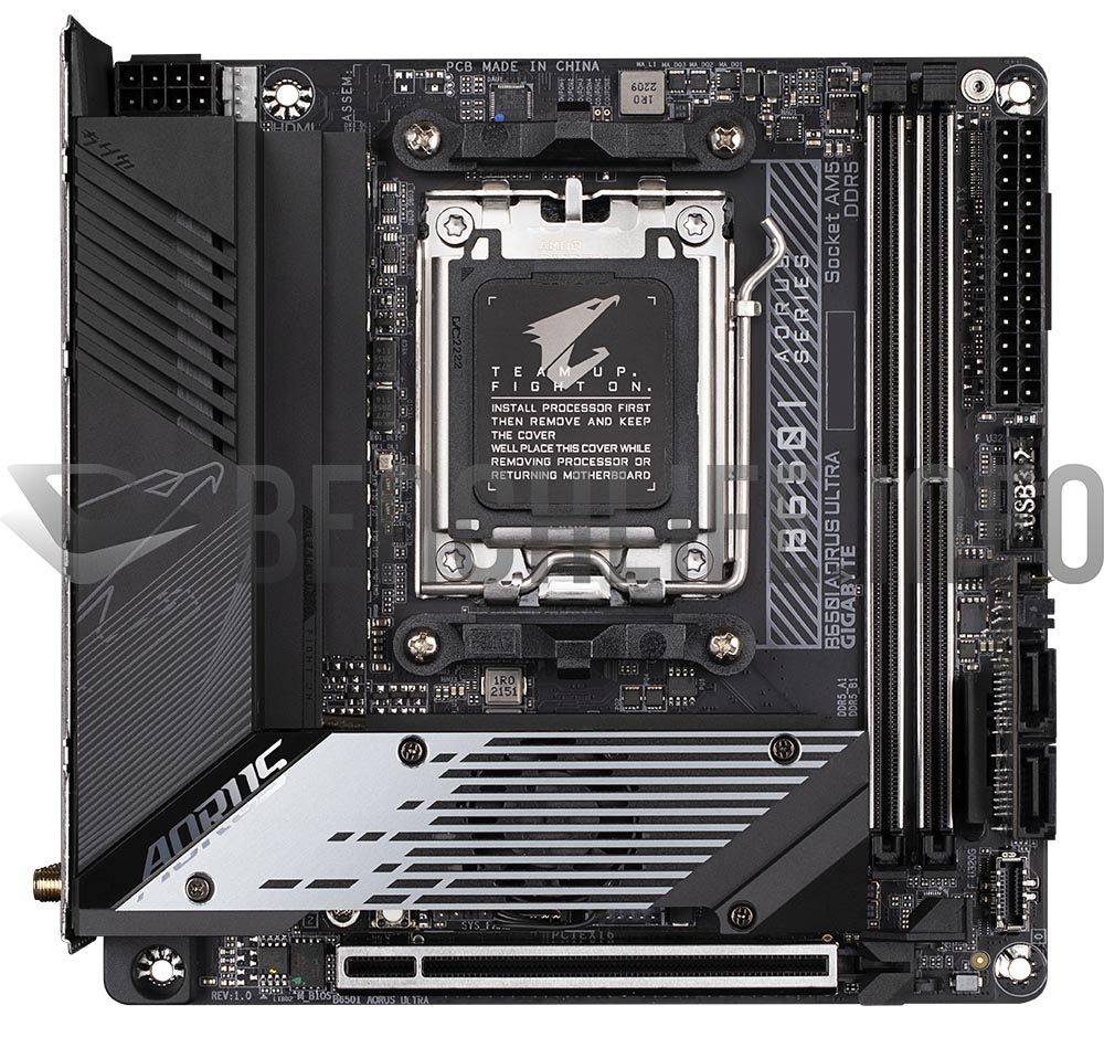 b650i aorus ultra หลุดภาพเมนบอร์ด AMD B650E/B650 รุ่นกลางรุ่นใหม่ล่าสุดที่ยังไม่เปิดตัวอย่างเป็นทางการพร้อมรองรับ RYZEN 7000 ซีรี่ย์ ZEN4