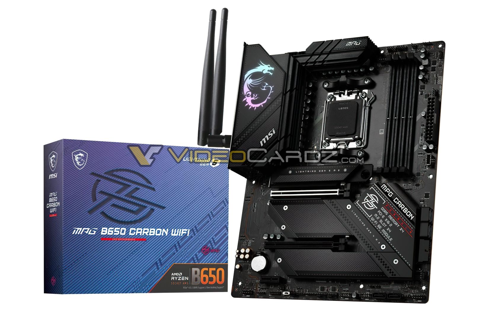 msi b650 mpg carbon 2 หลุดภาพเมนบอร์ด AMD B650E/B650 รุ่นกลางรุ่นใหม่ล่าสุดที่ยังไม่เปิดตัวอย่างเป็นทางการพร้อมรองรับ RYZEN 7000 ซีรี่ย์ ZEN4