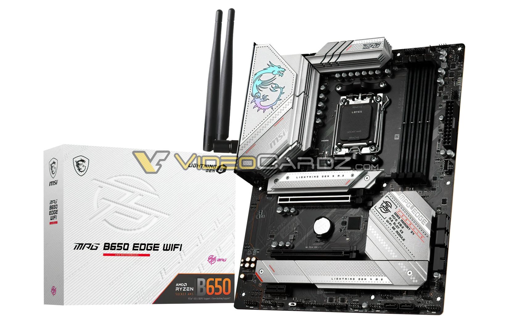 msi mpg b650 edge wifi 2 หลุดภาพเมนบอร์ด AMD B650E/B650 รุ่นกลางรุ่นใหม่ล่าสุดที่ยังไม่เปิดตัวอย่างเป็นทางการพร้อมรองรับ RYZEN 7000 ซีรี่ย์ ZEN4