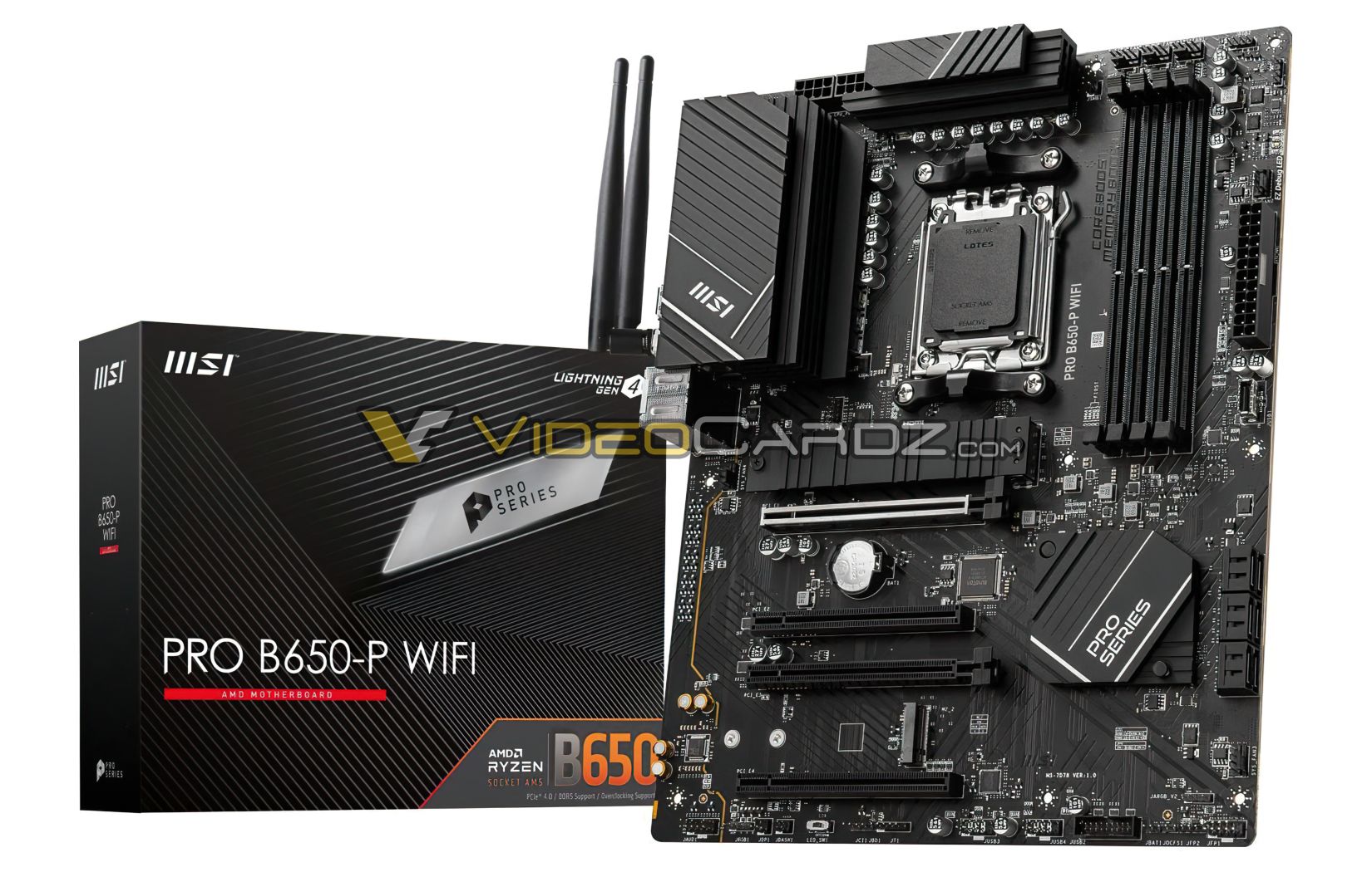 msi pro b650p 2 หลุดภาพเมนบอร์ด AMD B650E/B650 รุ่นกลางรุ่นใหม่ล่าสุดที่ยังไม่เปิดตัวอย่างเป็นทางการพร้อมรองรับ RYZEN 7000 ซีรี่ย์ ZEN4