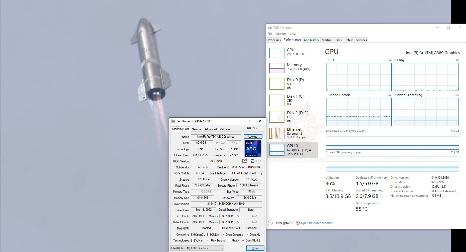 8k av1 ทดสอบ Intel Arc A380 Challenger ITX 6GB OC Review การ์ดจอเจาะกลุ่มสายสตรีมเล่นเกมส์ออนไลน์ลื่น คนทำงานครีเอเตอร์ชอบ!!!