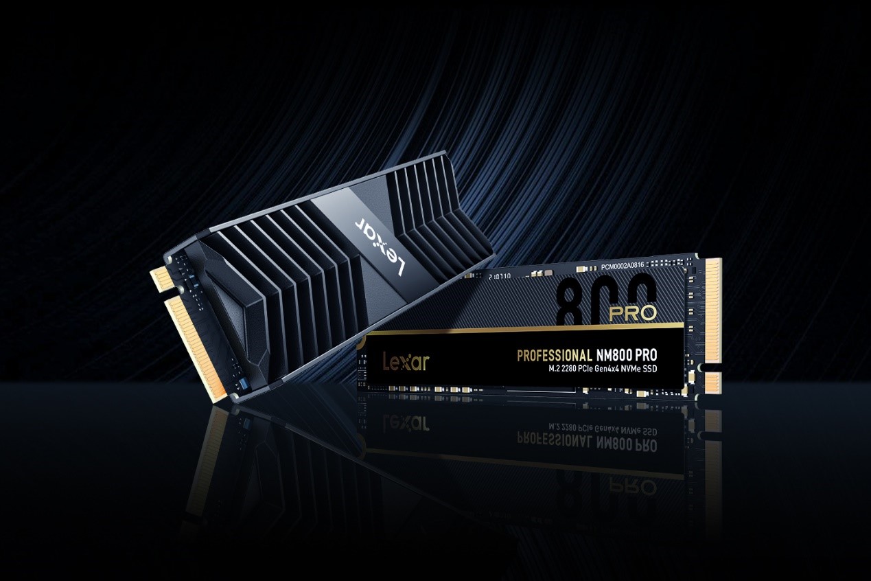 111 LEXAR เปิดตัว NM800PRO PCIE GEN4X4 NVME SSD ระดับมืออาชีพพร้อมรุ่นที่มีฮีทซิงค์ในตัว