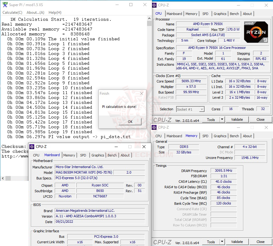 s1 oc MSI MAG B650M MORTAR WIFI REVIEW