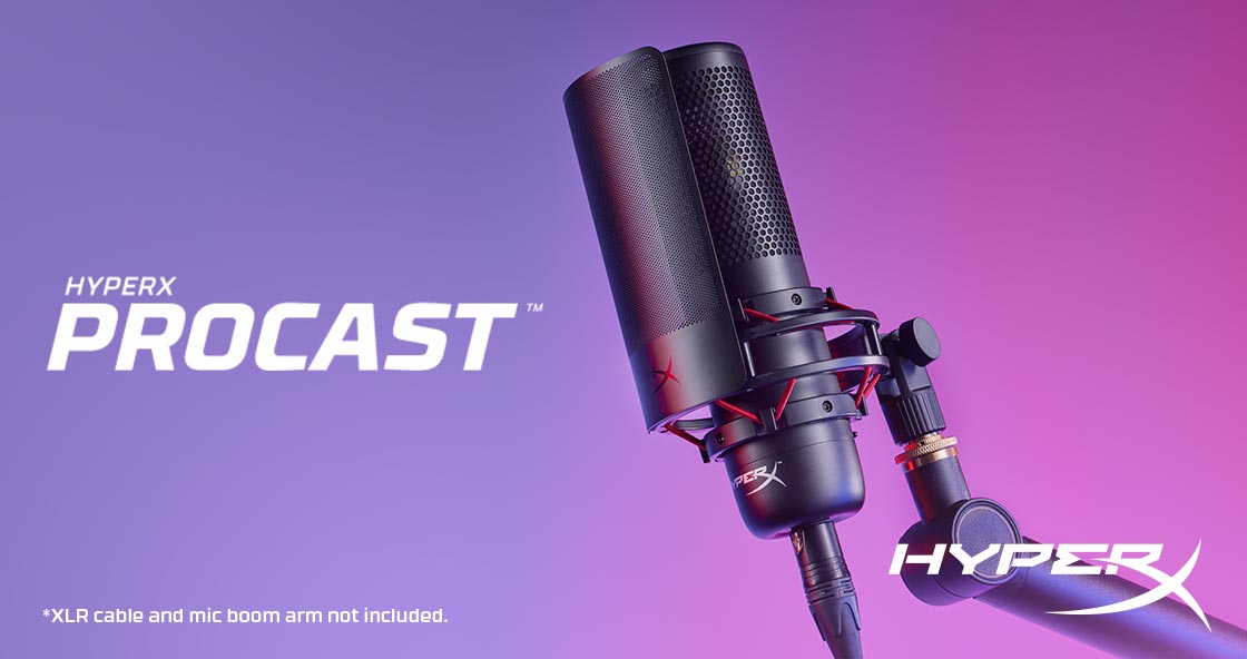 procast pr 1 1120x592 purple bkgnd HyperX เปิดตัว 3 ผลิตภัณฑ์ใหม่ พร้อมวางจำหน่ายก่อนใครในงาน Thailand Game Show 2022