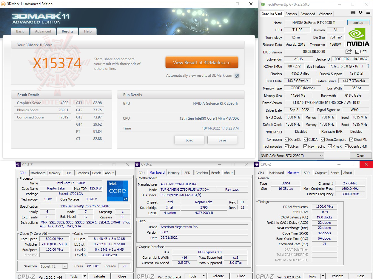 11x ASUS TUF GAMING Z790 PLUS WIFI D4 REVIEW 