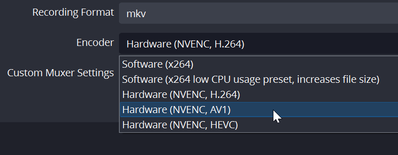 obs av1 OBS Studio พร้อมรองรับการเข้ารหัส NVIDIA NVENC AV1 encoder ในการ์ดจอ GeForce RTX 40ซีรี่ย์ทุกรุ่น 