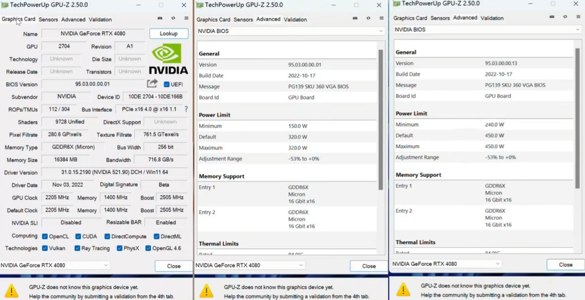 rtx4080-gpuz-1-1200x616 rtx4080 gpuz 1 1200x616 เผยผลทดสอบ NVIDIA GeForce RTX 4080 แรงกว่า RTX 3090 Ti อยู่ประมาณ 19% จากการทดสอบเกมส์มิ่ง