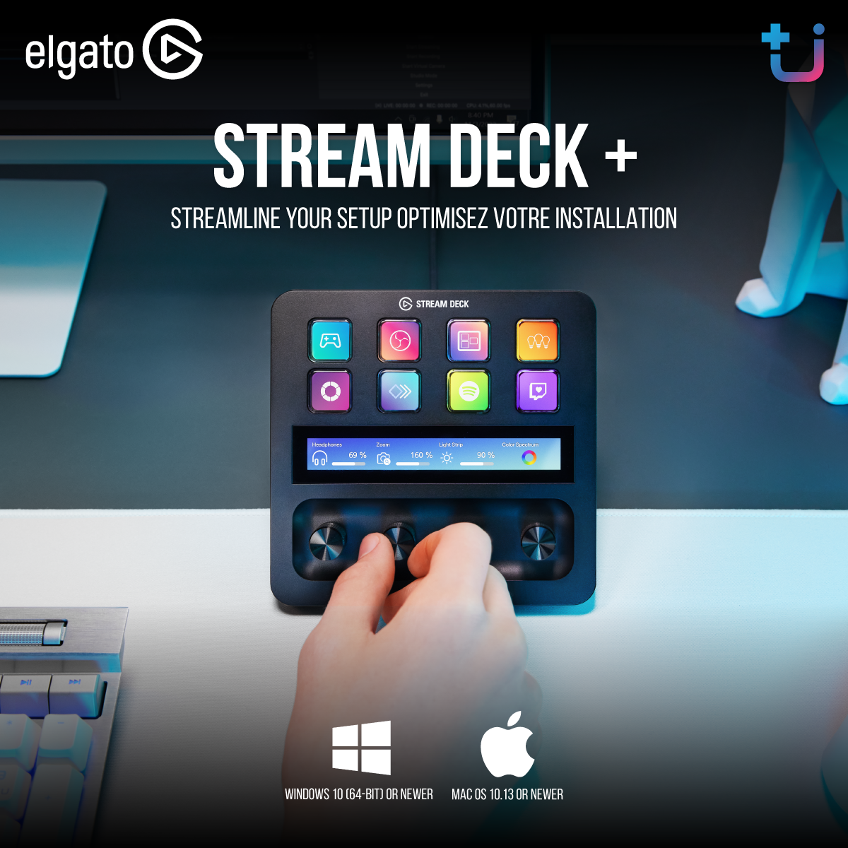 elgato stream deck Elgato เอาใจสายสตรีมเปิดตัวสินค้าใหม่ Stream Deck+ เครื่องมือยอดนิยมของชาวไลฟ์สตรีมเมอร์ที่เปิดโลกใหม่ของการสตรีมให้ง่ายขึ้นกว่าเดิมอย่างแน่นอน!! 