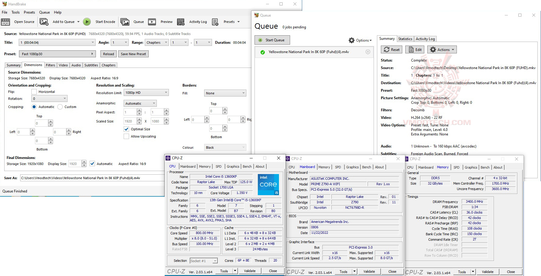 hb8k ASUS PRIME Z790 A WIFI REVIEW