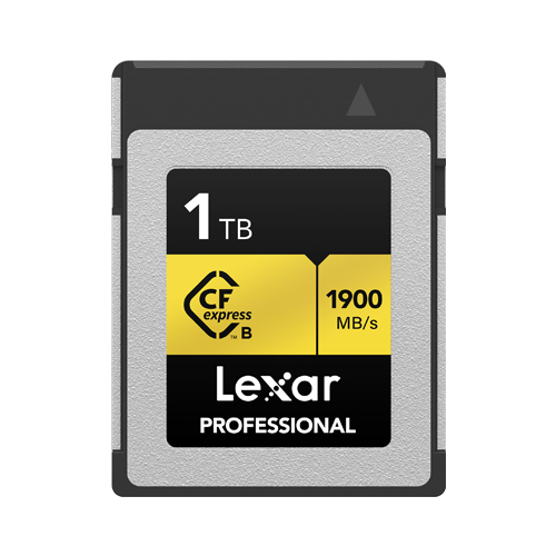 cfe 1tb 1 Lexar ประกาศความจุใหม่ 1TB และ 2TB สำหรับ Lexar® Professional CFexpress™ Type B Card GOLD Series