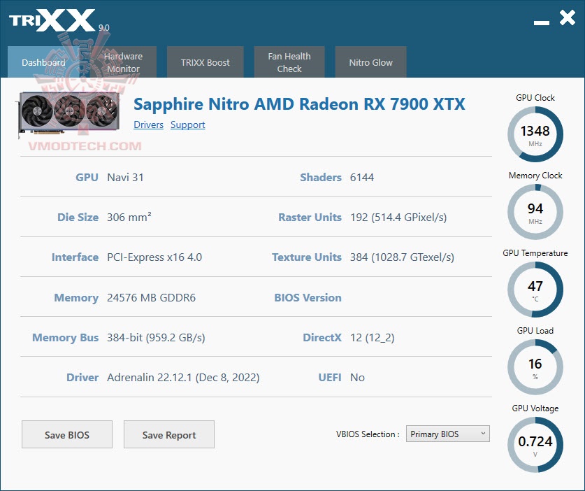 2022 12 19 22 27 252 Sapphire NITRO+ AMD Radeon™ RX 7900 XTX Vapor X 24GB Review