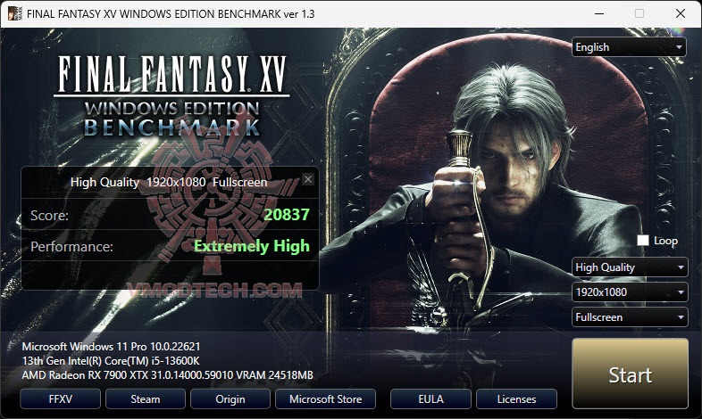 ffhd ffhd Sapphire NITRO+ AMD Radeon™ RX 7900 XTX Vapor X 24GB Review