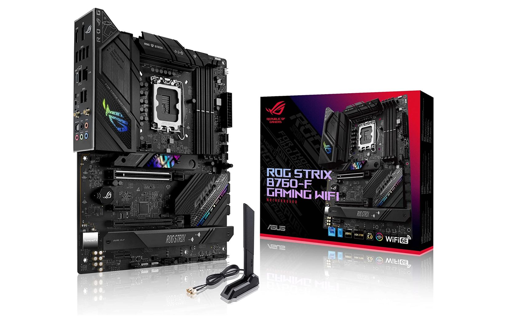 asus rog strix b760 f gaming wifi 1 videocardz เอซุสเผยภาพเมนบอร์ด ASUS H770/B760 ระดับกลางรุ่นใหม่ล่าสุดราคาอยู่ที่ประมาณ €164   €336 ยูโรหรือประมาณ 6,XXXบาท   12,XXXบาท 