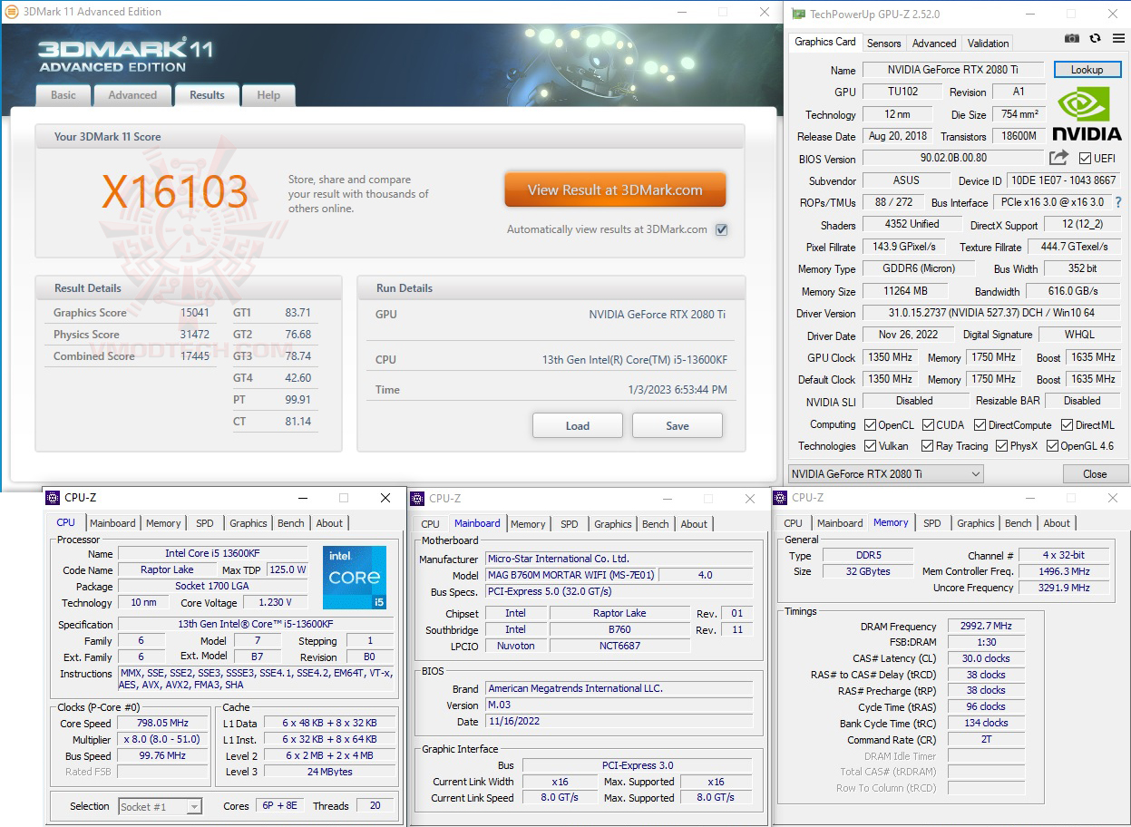 11x 11x MSI MAG B760M MORTAR WIFI REVIEW