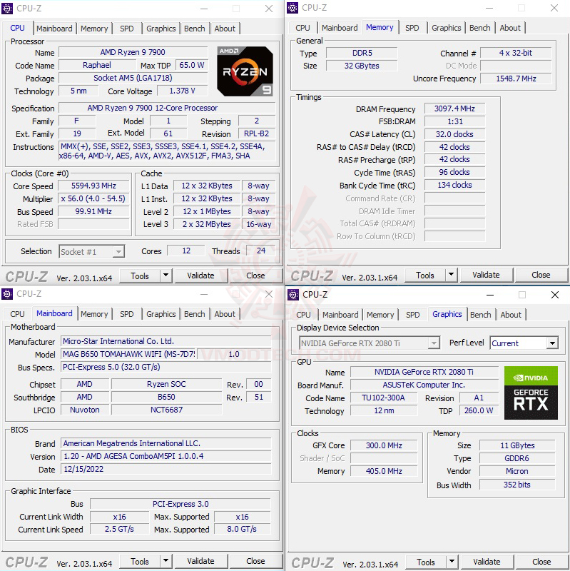 cpuid 56 maxx MSI MAG B650 TOMAHAWK WIFI REVIEW