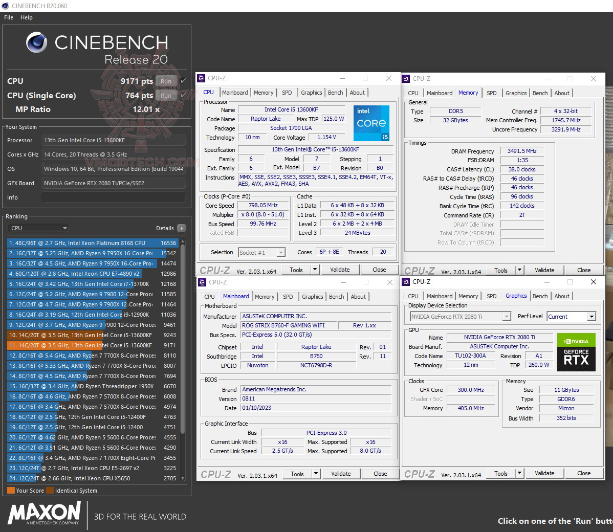 c20 ASUS ROG STRIX B760 F GAMING WIFI REVIEW
