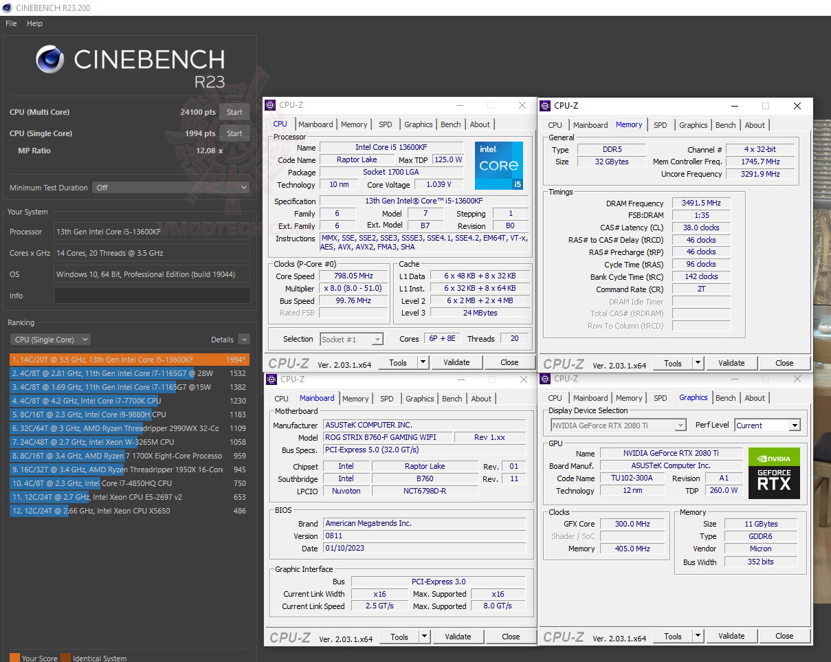c23 ASUS ROG STRIX B760 F GAMING WIFI REVIEW