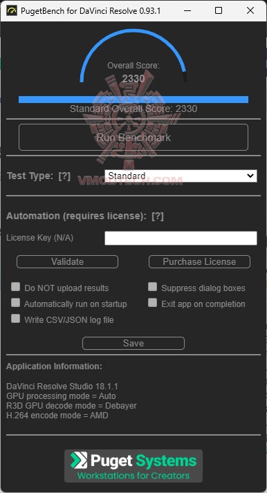 puget1 ASUS TUF Gaming Radeon™ RX 7900 XTX OC Edition 24GB GDDR6 Review