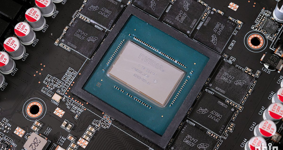 nvidia ad103 301 gpu 1 1200x636 เผยภาพการ์ดจอ NVIDIA GeForce RTX 4080 ที่ใช้ชิปใหม่ AD103 301 รุ่นปรับปรุงใหม่ 
