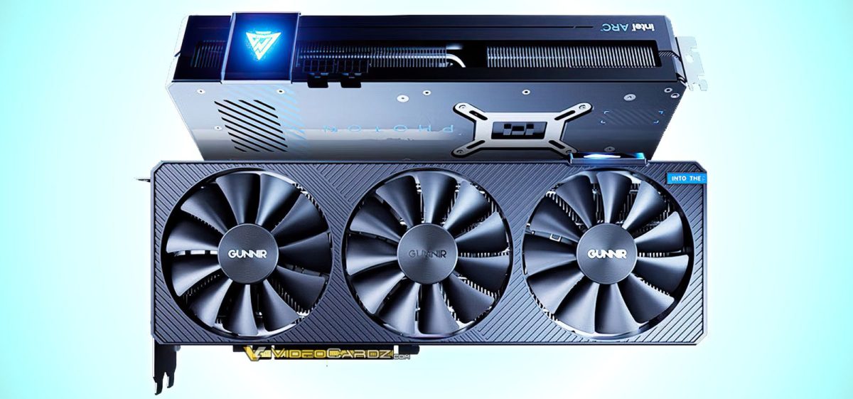 gunnir photon a770 2 1200x561 พบการ์ดจอ Intel GUNNIR Arc A770 Photon รุ่นแรม 16GB วางจำหน่ายแล้วในประเทศจีน