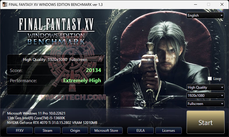 ffhd ffhd ASUS TUF Gaming GeForce RTX™ 4070 Ti 12GB GDDR6X Review