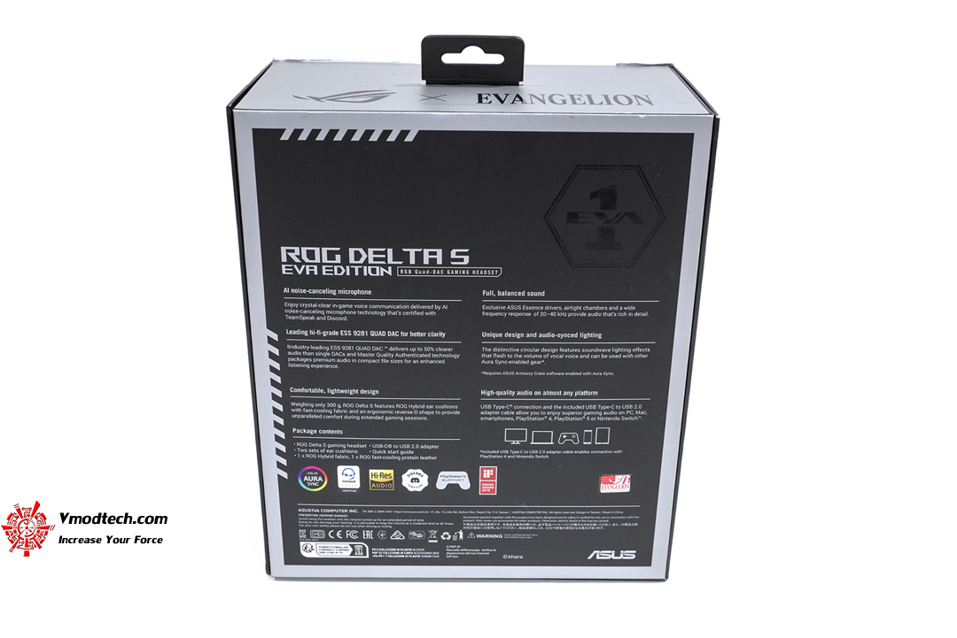 tpp 20221 ROG Delta S EVA Edition lightweight USB C gaming headset Review