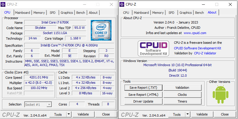 2023 01 28 8 49 18 เผยข้อมูล CPU Z เวอร์ชั่นใหม่พร้อมรองรับซีพียู AMD Ryzen 9 7950X3D และ Intel Core i9 13900KS ที่กำลังจะเปิดตัวในเร็วๆ นี้