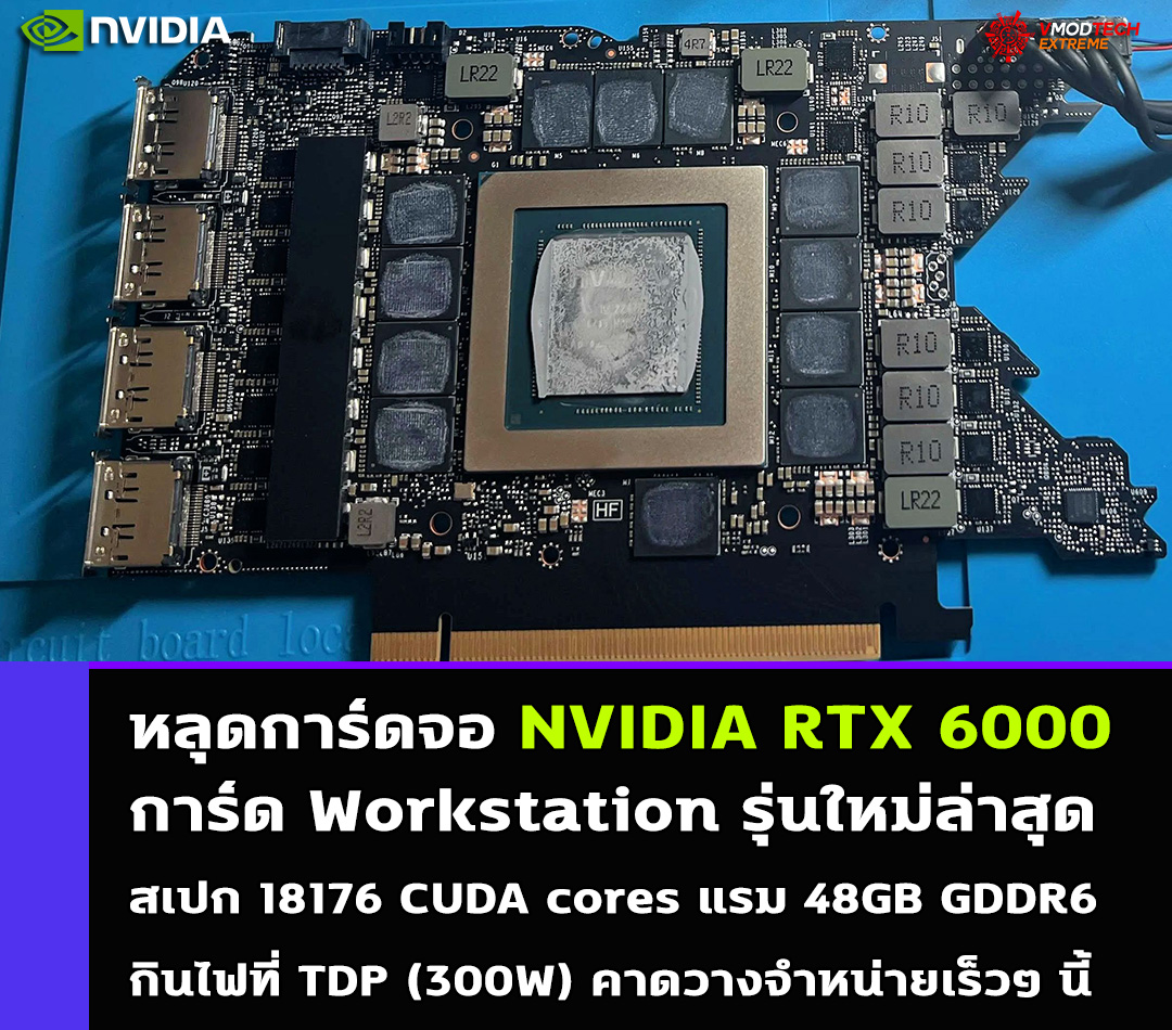 nvidia rtx 6000 หลุดผลทดสอบการ์ดจอ NVIDIA RTX 6000 การ์ด Workstation รุ่นใหม่ในการทดสอบ 3DMark