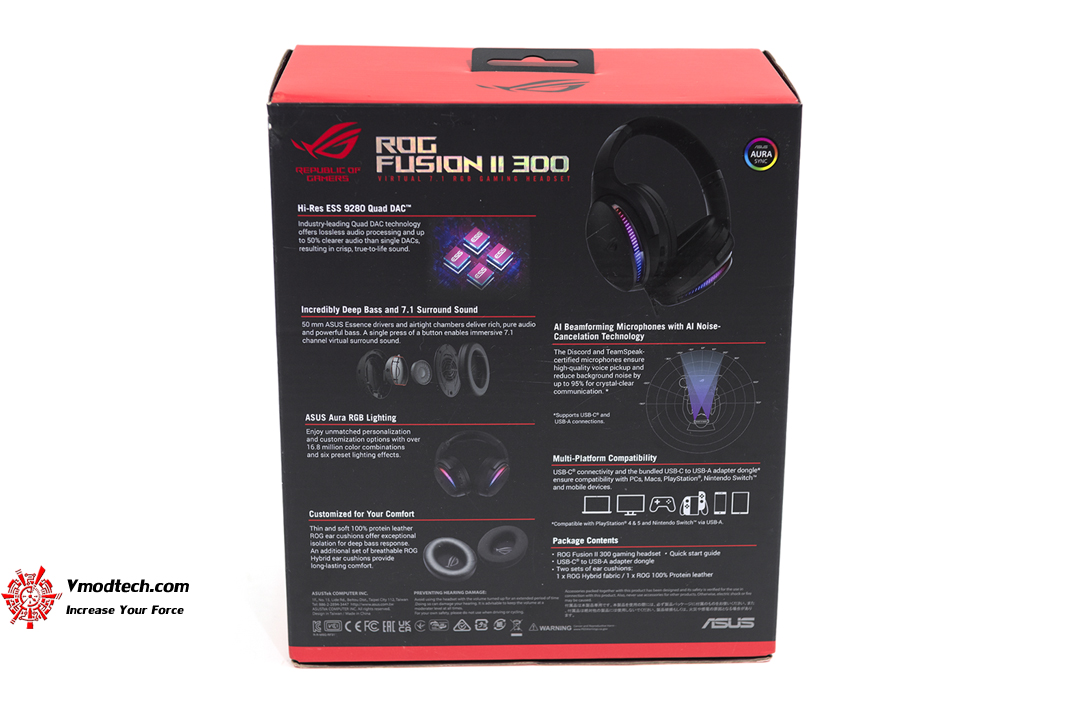 tpp 2124 ASUS ROG Fusion II 300 RGB Gaming Headset Review