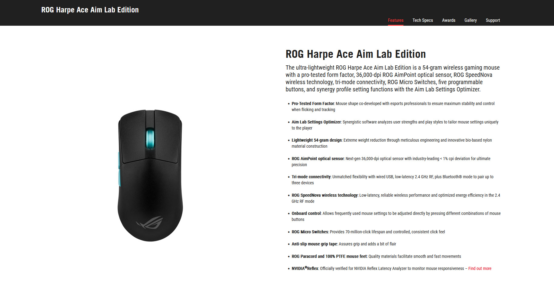 2023 02 05 18 26 02 ROG Harpe Ace Aim Lab Edition Wireless Gaming Mouse Review