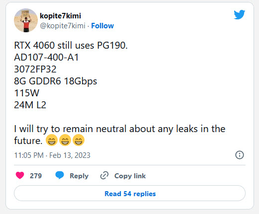 2023-02-15_11-09-57 2023 02 15 11 09 57 ลือ!! NVIDIA GeForce RTX 4060 มาพร้อมคูด้าคอร์ 3072 CUDA cores ใช้ชิป AD107 คาดเปิดตัวเร็วๆ นี้