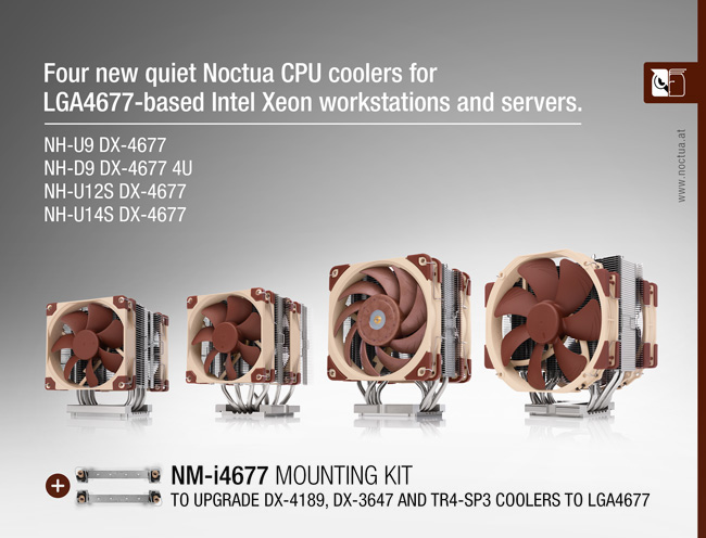 noctua dx 4677 2023 launch Noctua เปิดตัวฮีตซิงค์สำหรับซ๊อกเก็ต Intel LGA4677 รองรับซีพียู Xeon รุ่นใหม่ล่าสุดของทางอินเทลมากถึง 4รุ่น
