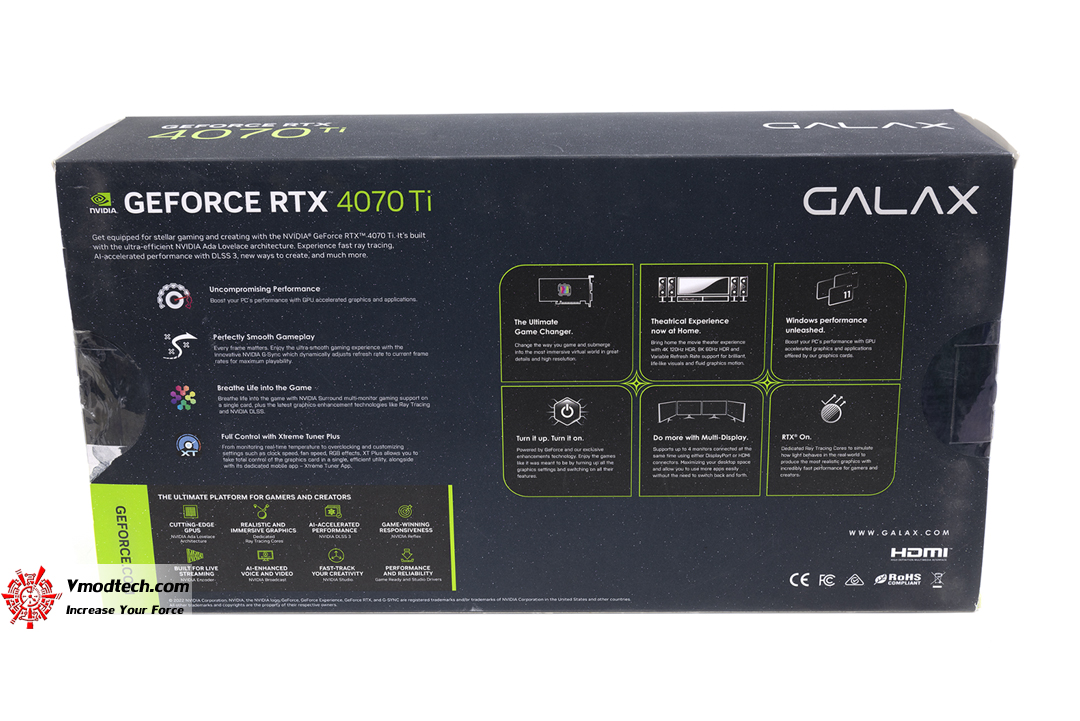 tpp 2213 GALAX GeForce RTX™ 4070 Ti SG 1 Click OC Review